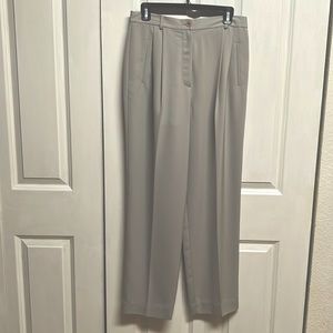 Vintage Votre Nom Paris Light Green Pleated High Rise Dress Pants Size 10